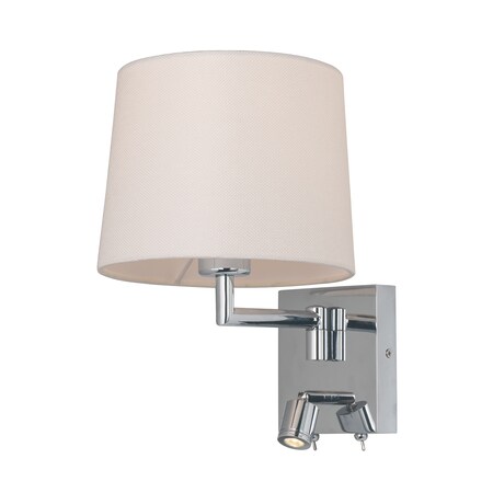Maxim Lighting Hotel 2-Light 8.5" Wide Polished Chrome Wall Sconce 60112WAPC